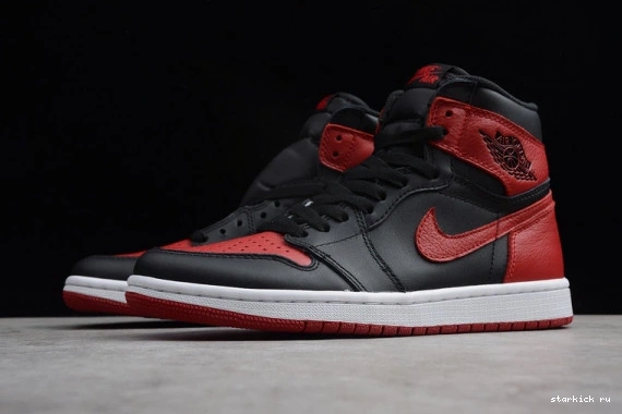 Banned Jordan Bred Black 555088-001 Retro  555088-001 1 High Air OG Red 0405